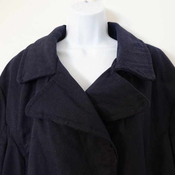 (NWT) Yoki Navy Blue Pea Coat 3XL - Picture 2 of 13